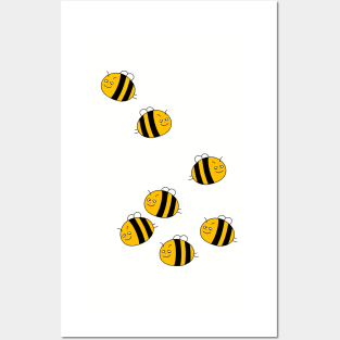 Funny bees Posters and Art